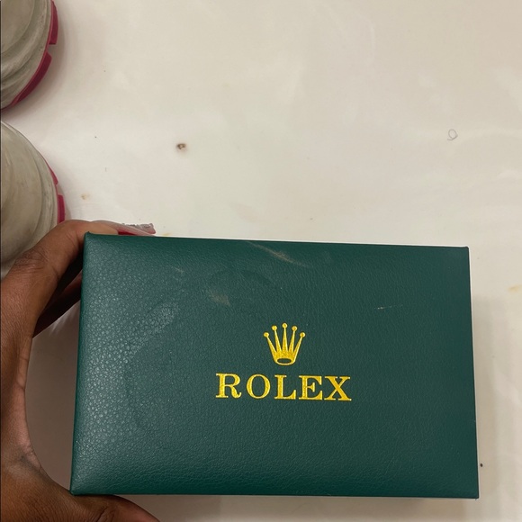 Rolex Green Watch Box with Yellow Emblem w/ Watch included - Picture 1 of 4